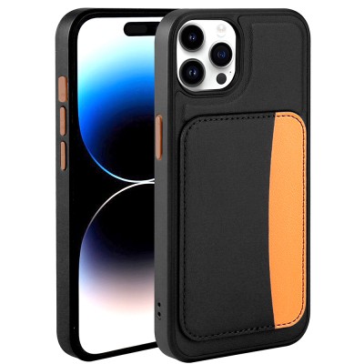 Apple iPhone 14 Pro Max Kılıf Kartlıklı Zore X-Kart Silikon Kapak - 3