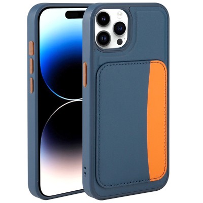Apple iPhone 14 Pro Max Kılıf Kartlıklı Zore X-Kart Silikon Kapak - 2