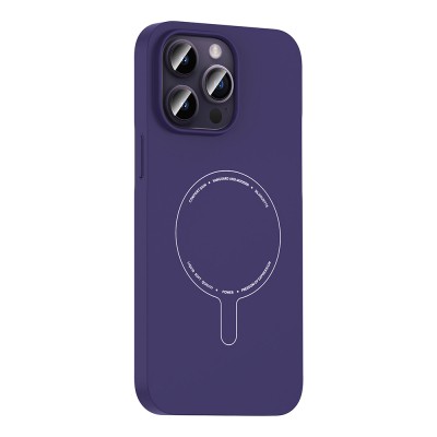 Apple iPhone 14 Pro Max Kılıf M-Safe Şarj Özellikli Kamera Korumalı Zore Elio Sert PC Kapak - 9