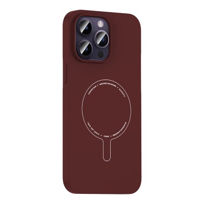 Apple iPhone 14 Pro Max Kılıf M-Safe Şarj Özellikli Kamera Korumalı Zore Elio Sert PC Kapak - 10