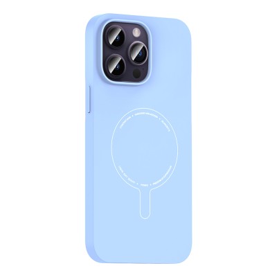 Apple iPhone 14 Pro Max Kılıf M-Safe Şarj Özellikli Kamera Korumalı Zore Elio Sert PC Kapak - 11