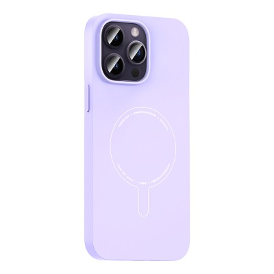 Apple iPhone 14 Pro Max Kılıf M-Safe Şarj Özellikli Kamera Korumalı Zore Elio Sert PC Kapak - 16