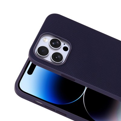 Apple iPhone 14 Pro Max Kılıf M-Safe Şarj Özellikli Kumaş Tasarımlı Zore Miami Sert PC Kapak - 16
