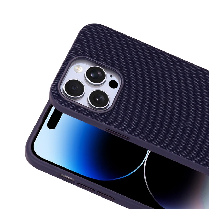 Apple iPhone 14 Pro Max Kılıf M-Safe Şarj Özellikli Kumaş Tasarımlı Zore Miami Sert PC Kapak - 16