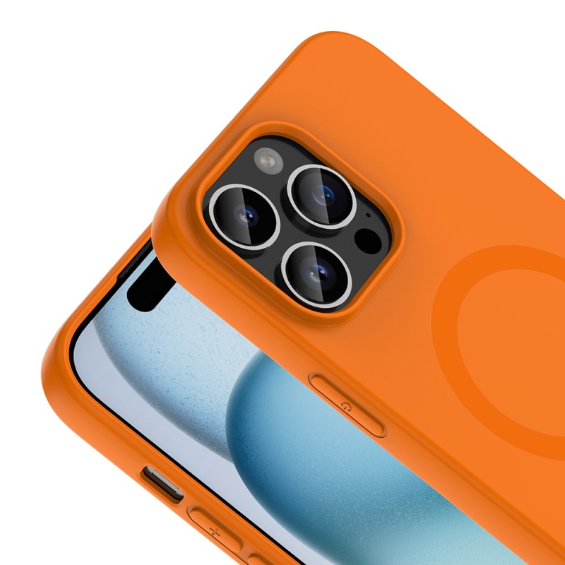 Apple iPhone 14 Pro Max Kılıf M-Safe Şarj Özellikli Zore Aris Silikon Kapak - 8