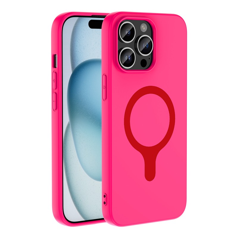 Apple iPhone 14 Pro Max Kılıf M-Safe Şarj Özellikli Zore Aris Silikon Kapak - 13
