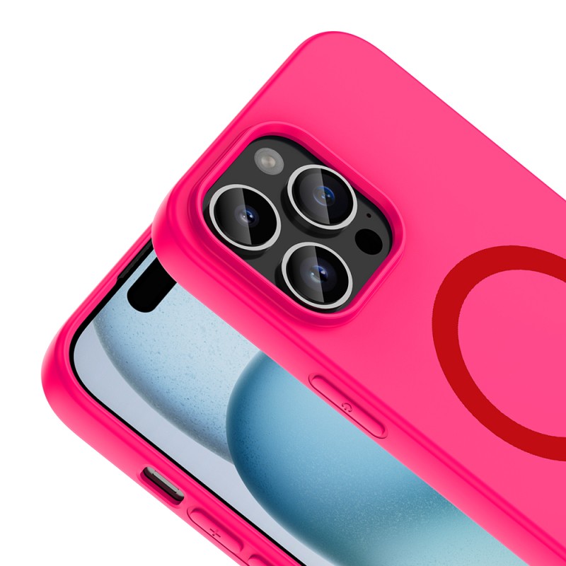 Apple iPhone 14 Pro Max Kılıf M-Safe Şarj Özellikli Zore Aris Silikon Kapak - 14
