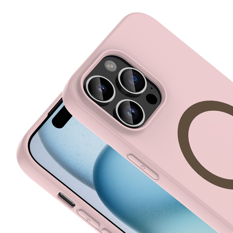 Apple iPhone 14 Pro Max Kılıf M-Safe Şarj Özellikli Zore Aris Silikon Kapak - 26