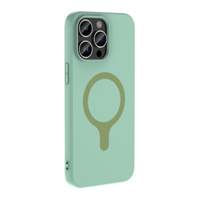 Apple iPhone 14 Pro Max Kılıf M-Safe Şarj Özellikli Zore Aris Silikon Kapak - 33