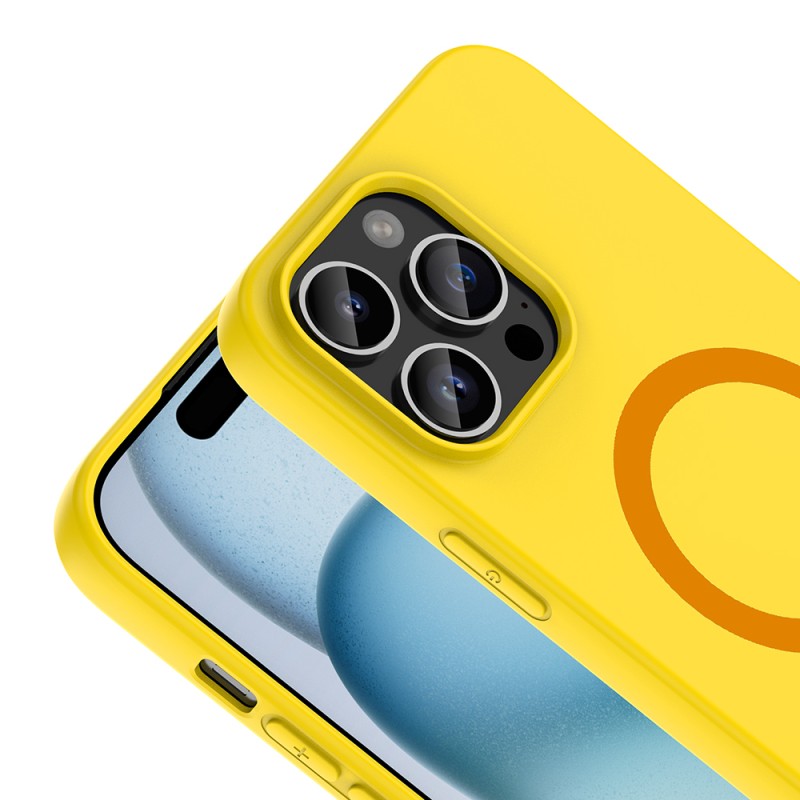 Apple iPhone 14 Pro Max Kılıf M-Safe Şarj Özellikli Zore Aris Silikon Kapak - 35