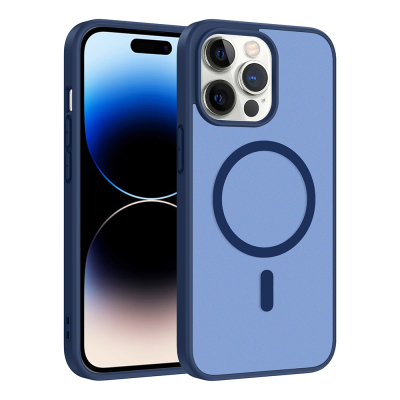 Apple iPhone 14 Pro Max Kılıf M-safe Şarj Özellikli Zore Babet Kapak - Zore