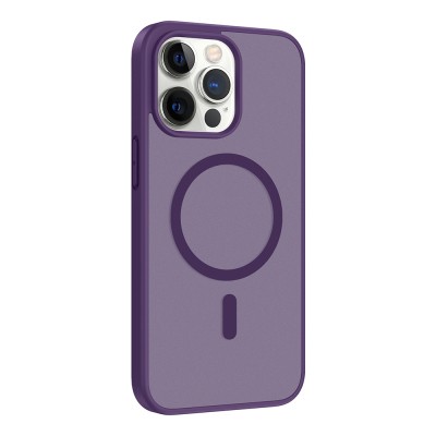 Apple iPhone 14 Pro Max Kılıf M-safe Şarj Özellikli Zore Babet Kapak - 13