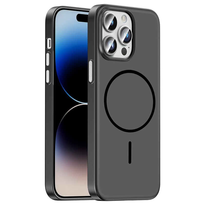 Apple iPhone 14 Pro Max Kılıf M-Safe Şarj Özellikli Zore Lora PC Kapak - 3