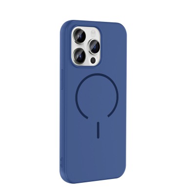 Apple iPhone 14 Pro Max Kılıf M-safe Şarj Özellikli Zore Meta Kapak - 9