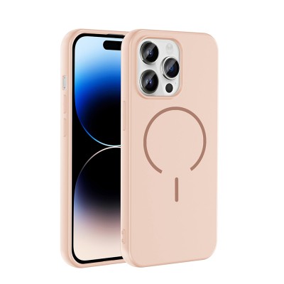 Apple iPhone 14 Pro Max Kılıf M-safe Şarj Özellikli Zore Meta Kapak - 4