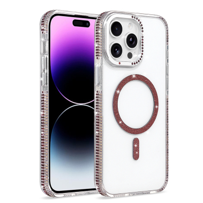 Apple iPhone 14 Pro Max Kılıf M-safe Şarj Özellikli Zore Tera Silikon Kapak - Zore