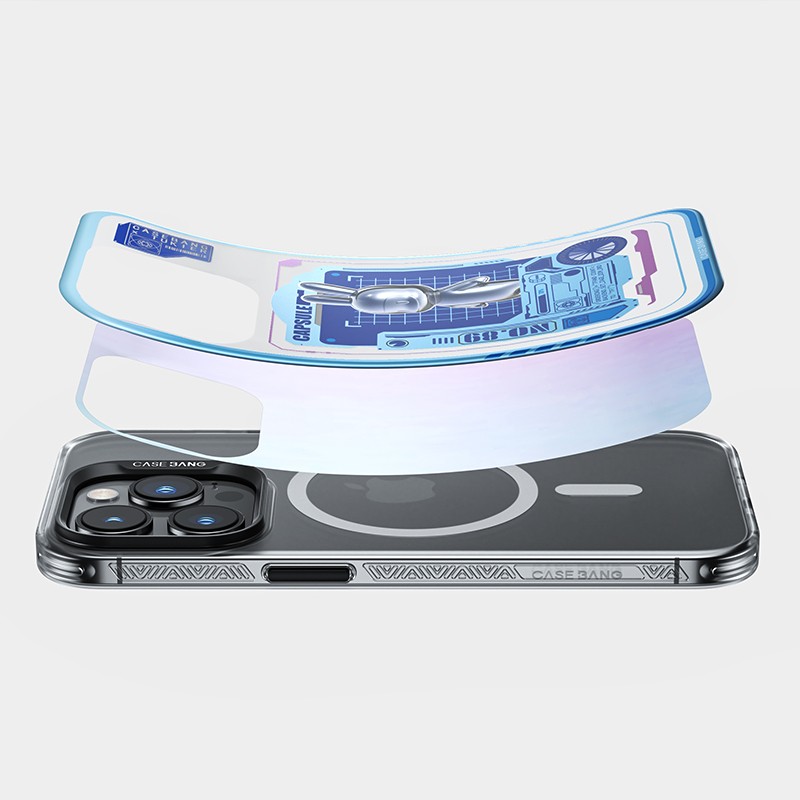 Apple iPhone 14 Pro Max Kılıf M-safe Şarj Özellikli Benks Casebang Rabbit Kapak - 8