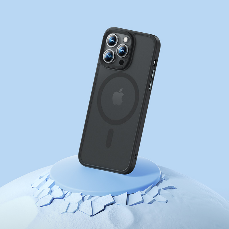 Apple iPhone 14 Pro Max Kılıf Magsafe Şarj Özellikli Benks Mist Hybrid Kapak