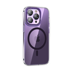 Apple iPhone 14 Pro Max Kılıf M-safe Şarj Özellikli Sert PC Zore Fuya Kapak - Zore