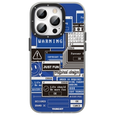 Apple iPhone 14 Pro Max Kılıf M-safe Şarj Özellikli YoungKit Code Case Serisi Kapak - Youngkit