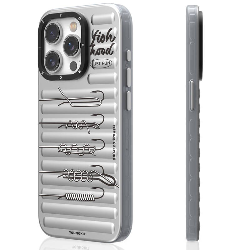 Apple iPhone 14 Pro Max Kılıf M-safe Şarj Özellikli Youngkit Fishing Serisi Kapak - 1