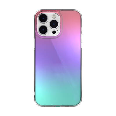 Apple iPhone 14 Pro Max Kılıf Renk Geçişli Kenarları Şeffaf Tasarımlı Lisanslı Switcheasy Crush Plus Kapak - Switcheasy