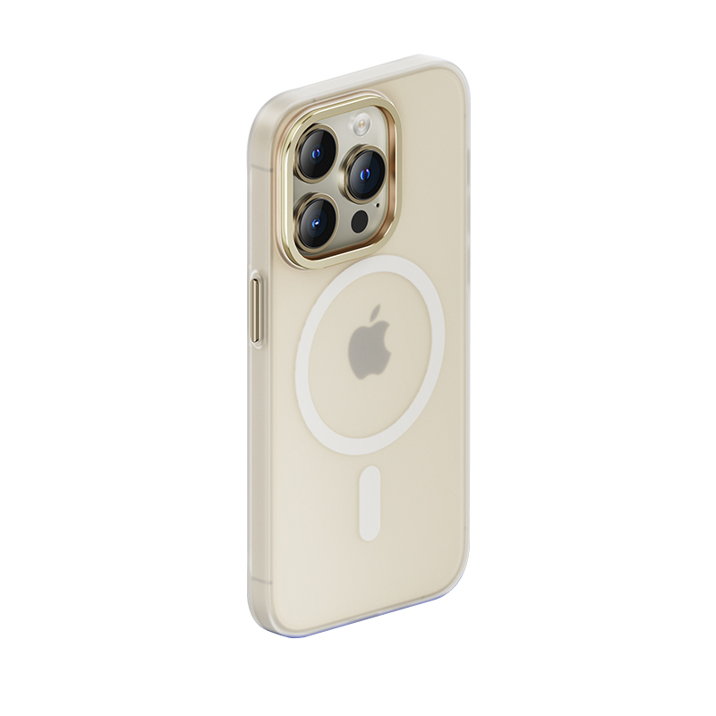 Apple iPhone 14 Pro Max Kılıf Sararmayan Wireless Şarj Destekli Benks Yeni Seri Magnetik Haze Kapak