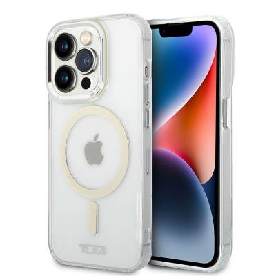 Apple iPhone 14 Pro Max Kılıf TUMI M-safe Şarj Özellikli Airbag Tasarımlı Kapak - TUMI