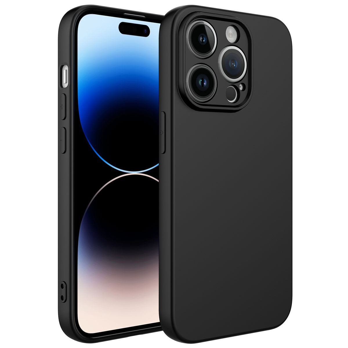 Apple iPhone 14 Pro Max Kılıf Zore Kamera Korumalı Mara Lansman Kapak - Siyah