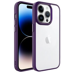 Apple iPhone 14 Pro Max Kılıf Zore Krom Kapak - Thumbnail