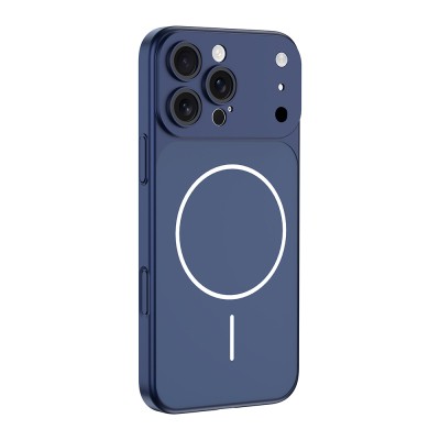 Apple iPhone 14 Pro Max Kılıf Zore M-Safe Şarj Özellikli Kamera Korumalı Spark Kapak - 7