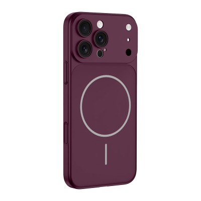 Apple iPhone 14 Pro Max Kılıf Zore M-Safe Şarj Özellikli Kamera Korumalı Spark Kapak - 13