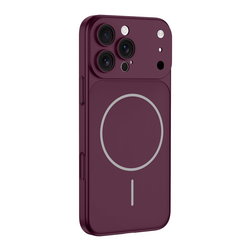 Apple iPhone 14 Pro Max Kılıf Zore M-Safe Şarj Özellikli Kamera Korumalı Spark Kapak - 13