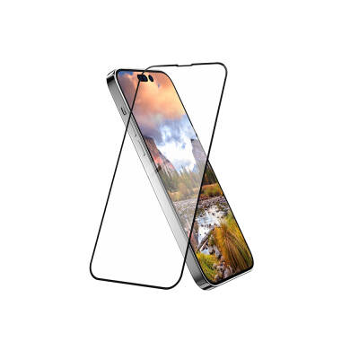 Apple iPhone 14 Pro Max Oleofobik Temperli Ultra HD Lisanslı Switcheasy Vetro 9H Cam Ekran Koruyucu - Switcheasy