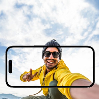 Apple iPhone 14 Pro Mohseven Safir Anti Reflective Kamera Lens Koruyucu - 8
