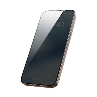 Apple iPhone 15 Benks Ultra Shield 0.4mm Privacy Screen Protector + Easy Application Tool - Benks