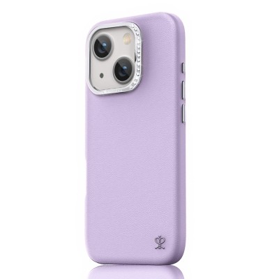 Apple iPhone 15 Case Artificial Leather Design Pynana Starry Series Cover - 4
