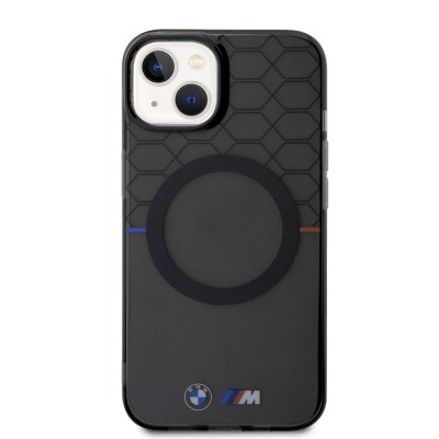 Apple iPhone 15 Case BMW Magsafe Charging Feature Transparent M Design Original Licensed Cover - 4