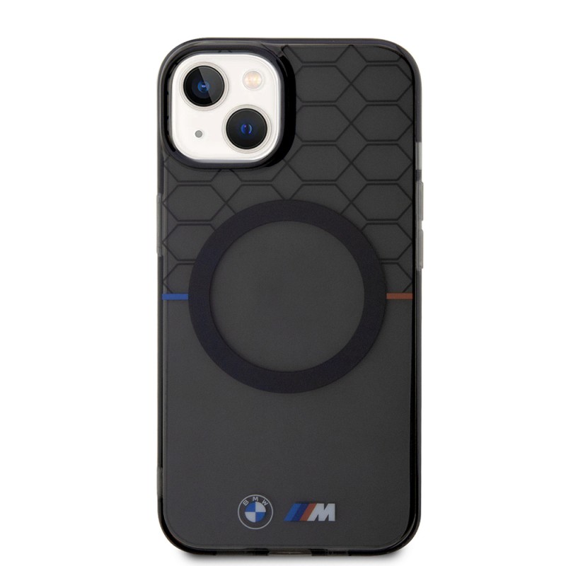 Apple iPhone 15 Case BMW Magsafe Charging Feature Transparent M Design Original Licensed Cover - 4