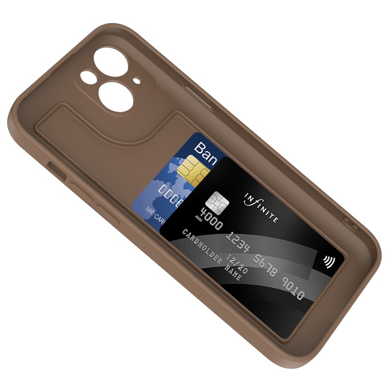 Apple iPhone 15 Case Camera Protection Card Holder Zore Vitra Cover - 8