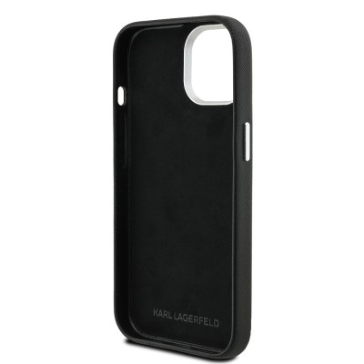 Apple iPhone 15 Case Karl Lagerfeld Original Licensed K&C Heads Pins Cover - 8