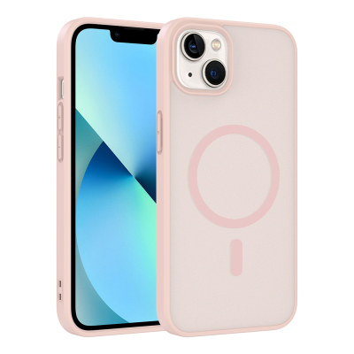 Apple iPhone 15 Case M-safe Charging Feature Zore Ballet Flat Cover - Zore