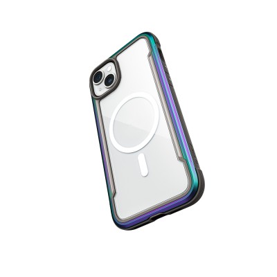 Apple iPhone 15 Case Magsafe Charging Feature Airbag Raptic Shield Series Transparent Back Surface Cover - 5