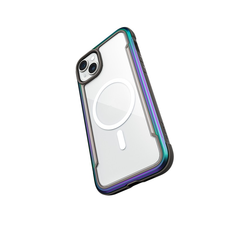 Apple iPhone 15 Case Magsafe Charging Feature Airbag Raptic Shield Series Transparent Back Surface Cover - 5