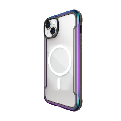 Apple iPhone 15 Case Magsafe Charging Feature Airbag Raptic Shield Series Transparent Back Surface Cover - 6