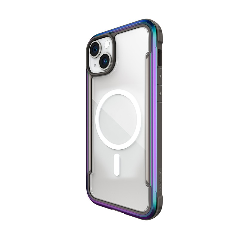 Apple iPhone 15 Case Magsafe Charging Feature Airbag Raptic Shield Series Transparent Back Surface Cover - 6