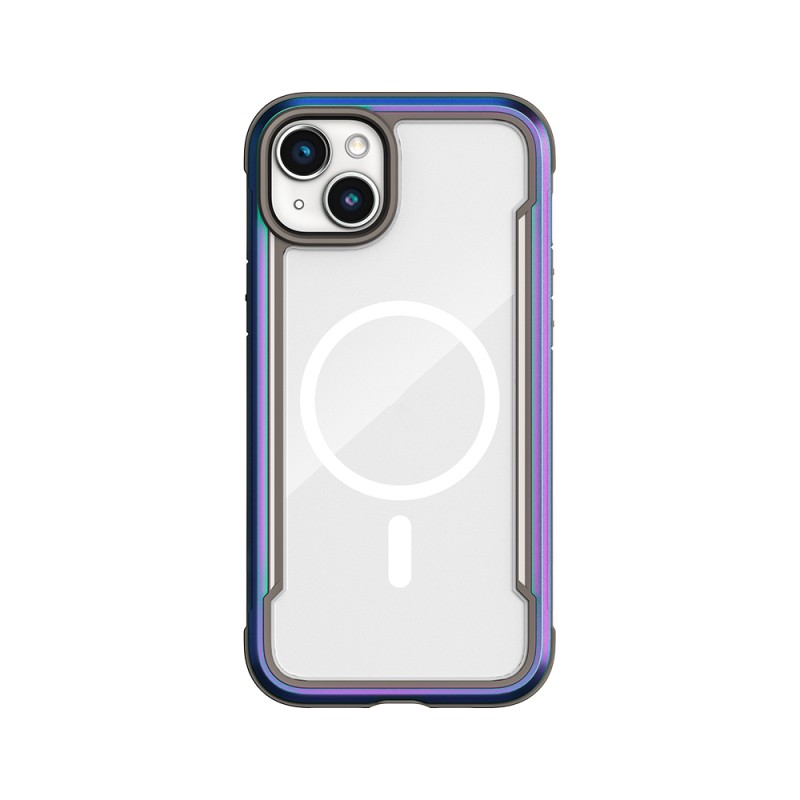 Apple iPhone 15 Case Magsafe Charging Feature Airbag Raptic Shield Series Transparent Back Surface Cover - 1