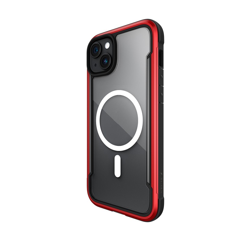 Apple iPhone 15 Case Magsafe Charging Feature Airbag Raptic Shield Series Transparent Back Surface Cover - 11