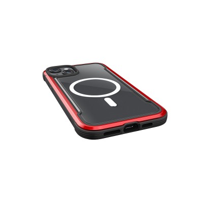 Apple iPhone 15 Case Magsafe Charging Feature Airbag Raptic Shield Series Transparent Back Surface Cover - 12