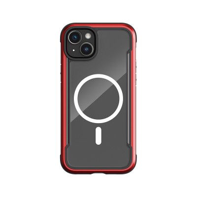 Apple iPhone 15 Case Magsafe Charging Feature Airbag Raptic Shield Series Transparent Back Surface Cover - 3
